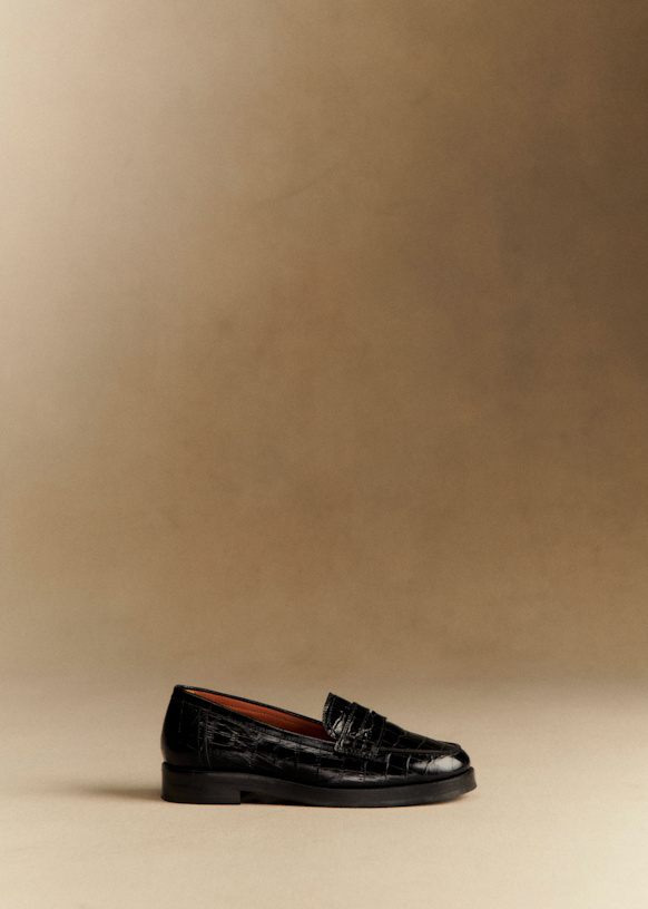Andrea Loafers - Toffee and Chocolate - Bovine leather - Sézane