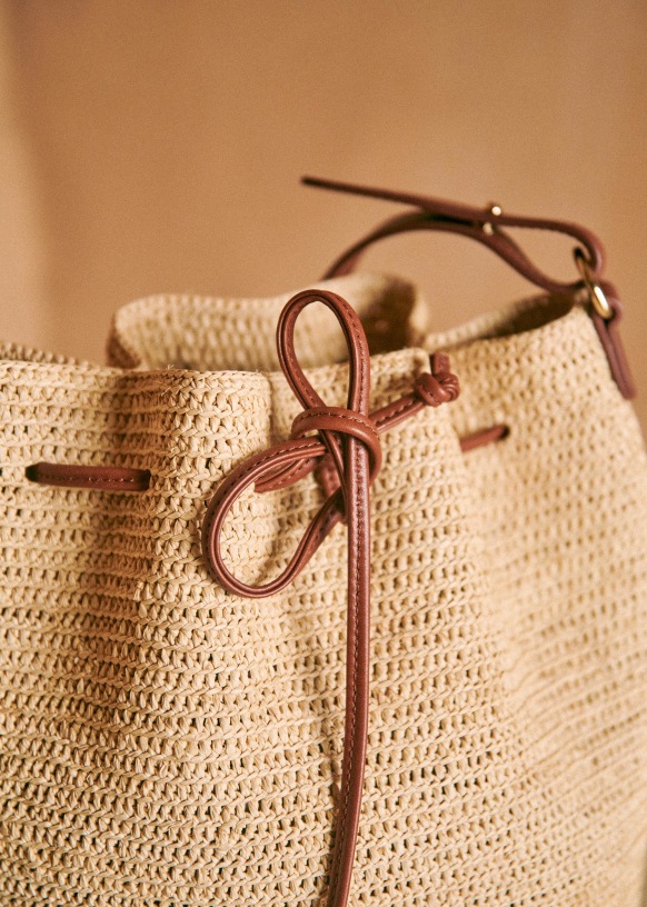 sac raphia sezane