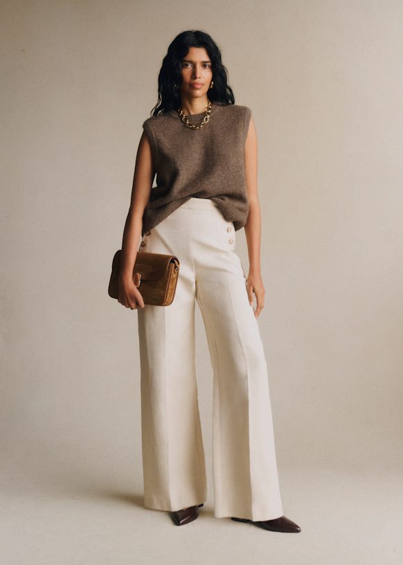 Pantalón Marino - Crudo