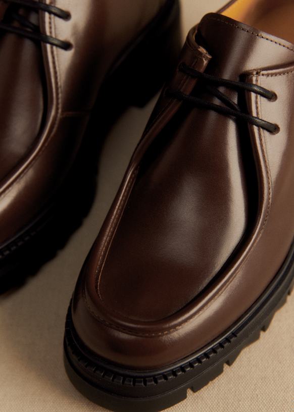 Markus Loafers - Glossy Black - Bovine leather - Sézane
