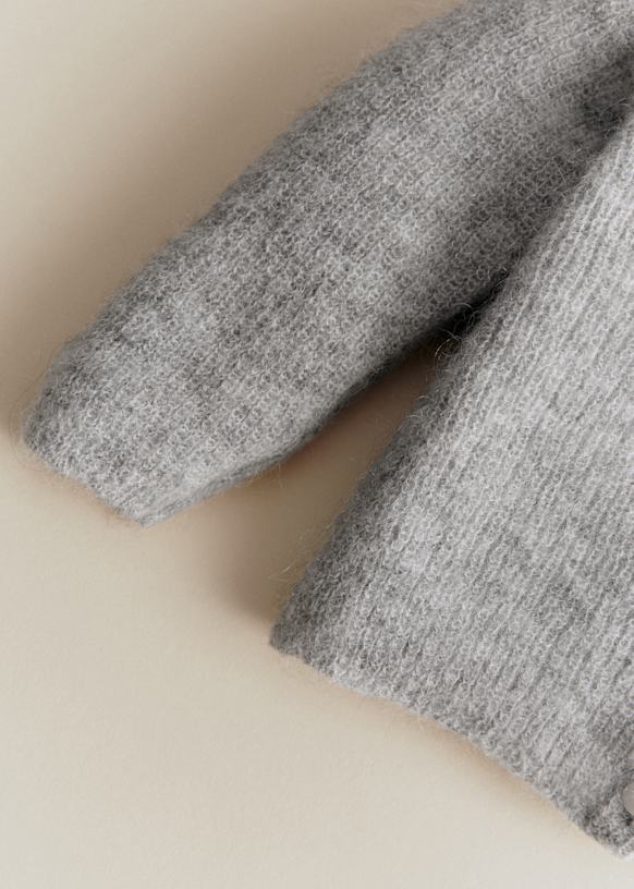 Gaspard Cardigan - Light Beige - Super kid mohair - Sézane