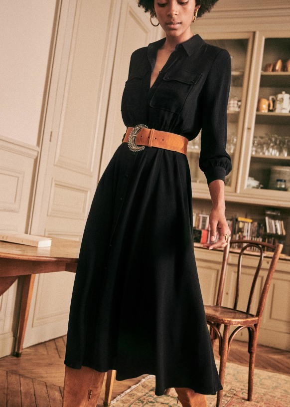sezane midi dress