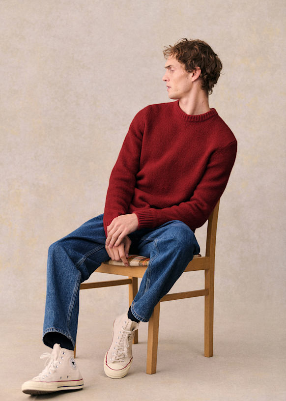 Fergie セーター - レッドブリック - ウール - Sézane