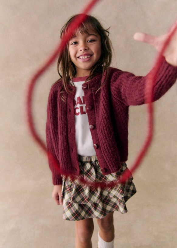 Emile Cardigan - Red - Alpaca - Octobre Éditions