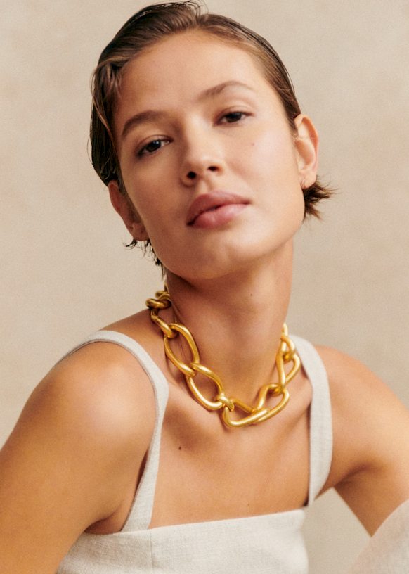 Collana cuore spezzato in ottone - Gioielli - Collane - di Lartedel