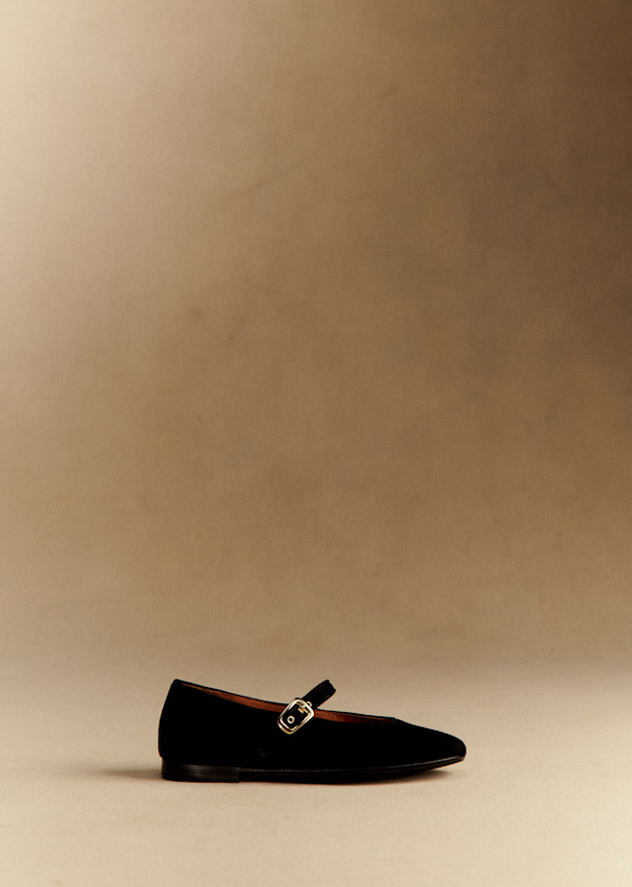 Valentin Low Ballerinas - Mocha - Goat Leather - Sézane