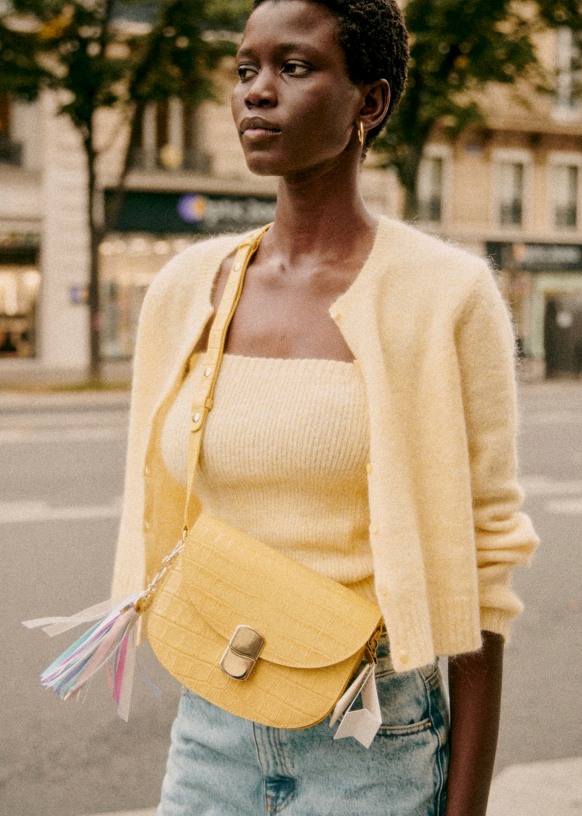Ceinture jaune street style hot sale