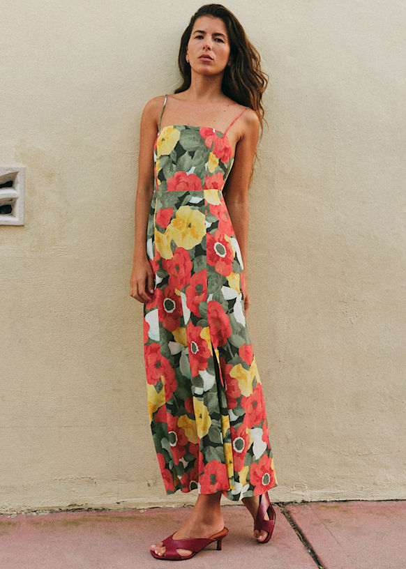 Melinaドレス - アザレア プリント - ECOVERO™ LENZING™ビスコース