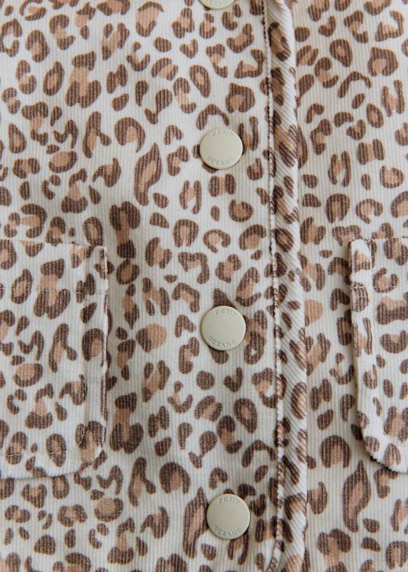Clotaire Coat - Mona Rose Green Print - Polyester - Sézane