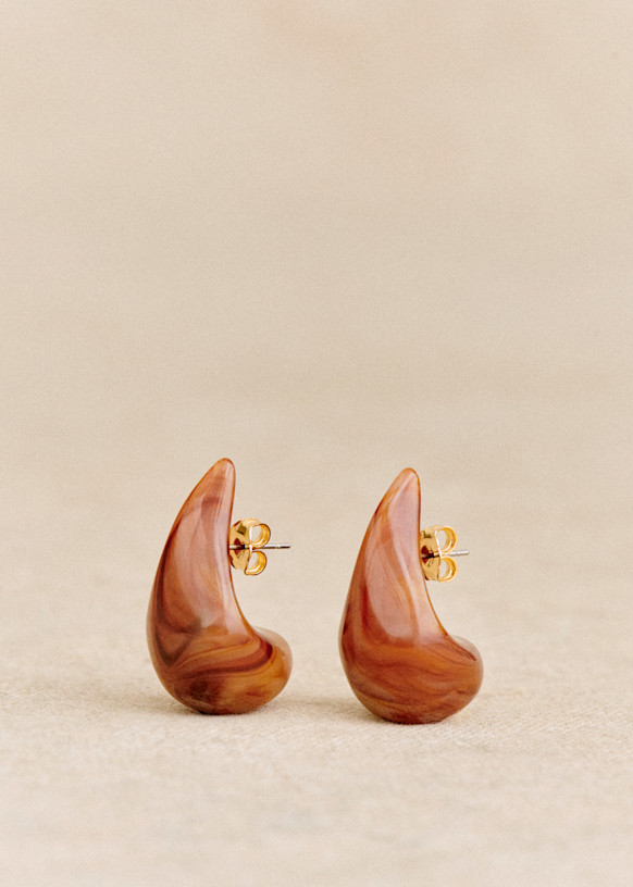 ブラウン（茶色）系 SEZANE(セザンヌ) ピアス(レディース) - 海外通販のBUYMA