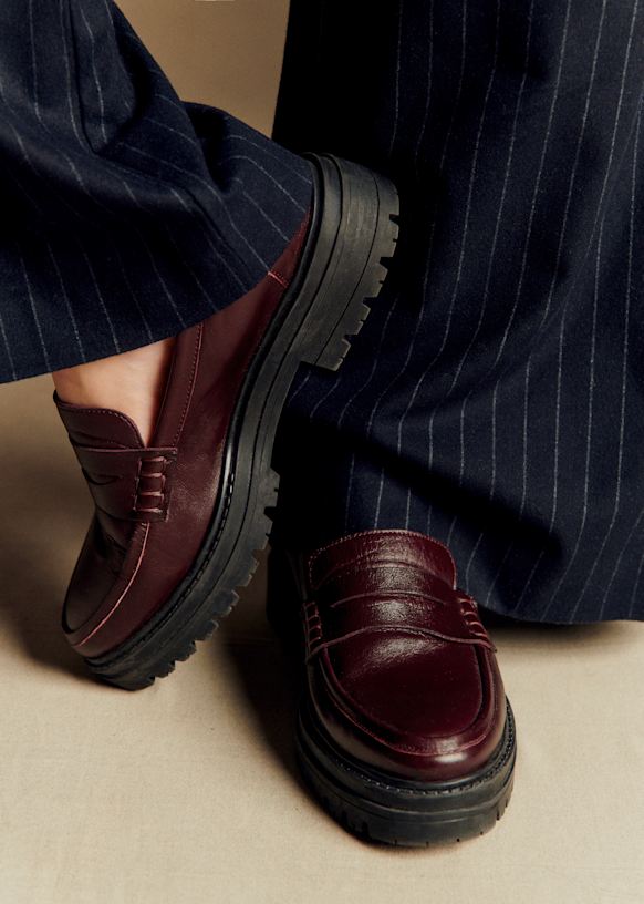 SÉZANE セザンヌ RITA ローファー ブラック24.5cm SÉZANE セザンヌ RITA ローファー ブラック24.5cm SÉZANE セザンヌ