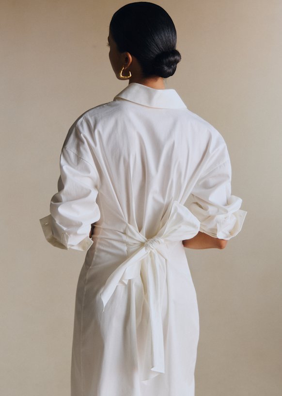 Sorelle Dress - Ecru - Organic Cotton - Sézane