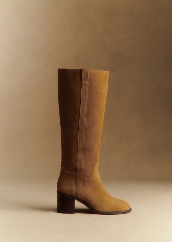 Braune Stiefel Camelfarbene Stiefel ICON LOW CAMELFARBENE STIEFEL