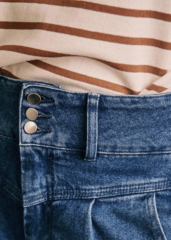 Pantalon Sam - Bleu Clair - Coton Biologique - Sézane