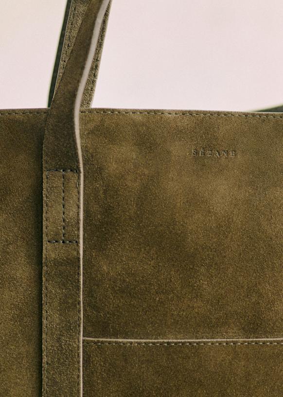 セザンヌ◆SEZANE◆Gabin マキシ トートバッグ スプリットレザー セザンヌ◇SEZANE◇Gabin マキシ トートバッグ スプリットレザー