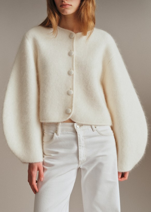 Sophie Cardigan - Navy - Kid mohair - Sézane
