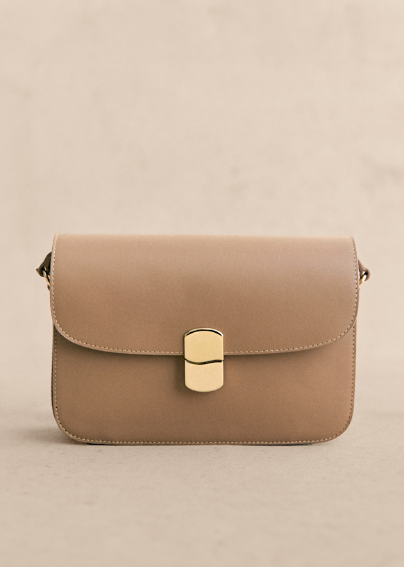 Milo Classic Bag - Smooth Taupe - Smooth cowhide leather