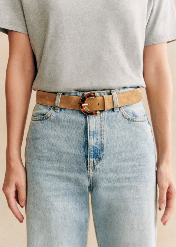 sezaneベルト Taylor Belt - Smooth Black Heritage - Vegetable-tanned
