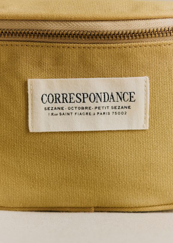 Crossbody Pouch - Denim - Cotton - Sézane