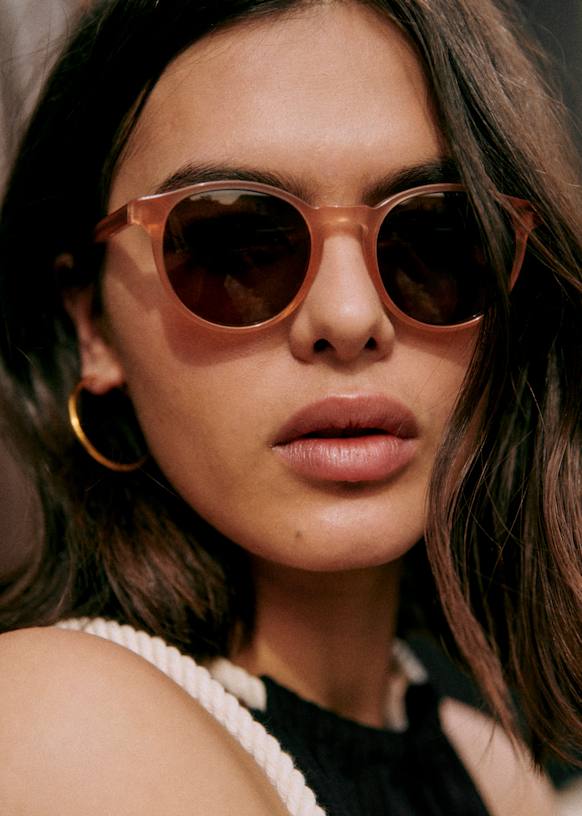 Penelope Sunglasses Tortoiseshell S zane Round sunglass women