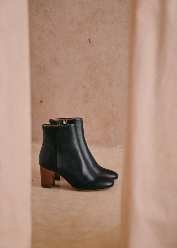 bottines lea sezane camel
