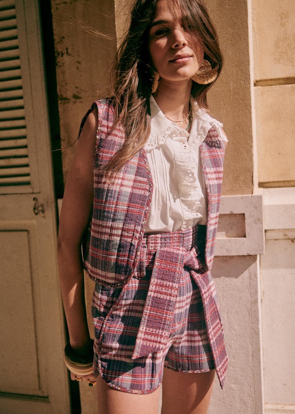 Island Shorts - Patchwork - Organic Cotton - Sézane