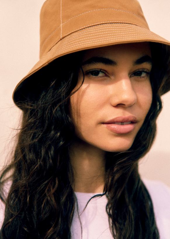 Bucket hat - Navy Blue - Organic Cotton - Sézane