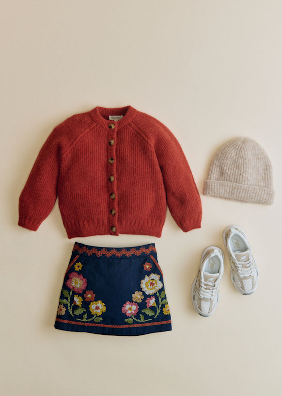 Othello Cardigan - Ocean Blue - Baby Alpaca - Sézane