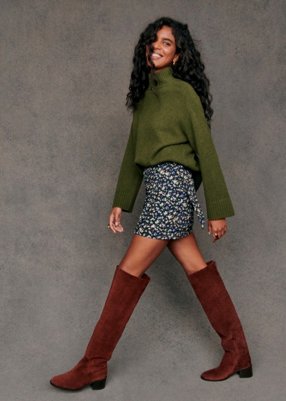 Lauren セーター - パーフェクトグリーン - ヤクウール - Sézane