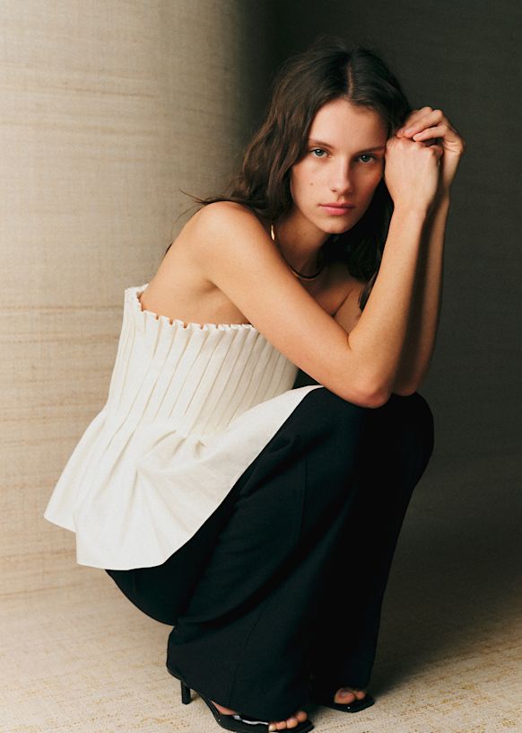 Akimi Top - Ecru - Organic cotton - textile made from organic