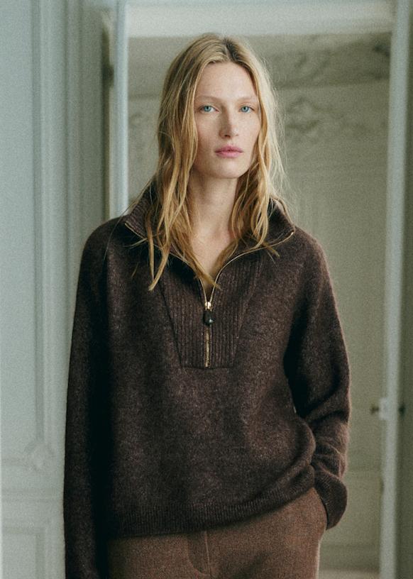 Pull Tobias - Chocolat Foncé