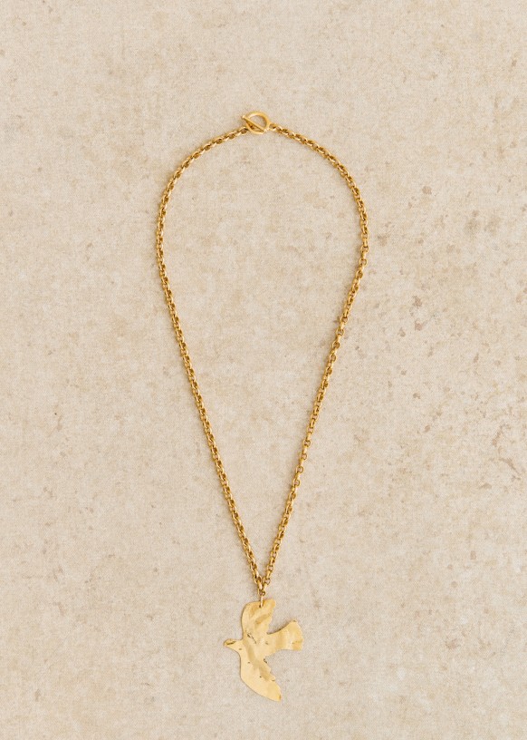 Gold 750 Booby bird pendant medium – Galapagos Jewelry
