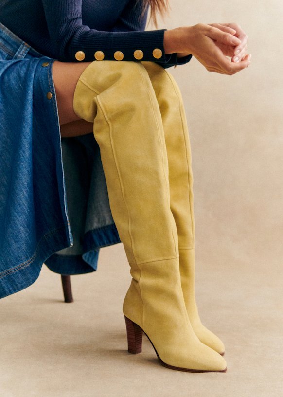 Urban outfitters thigh high boots on sale