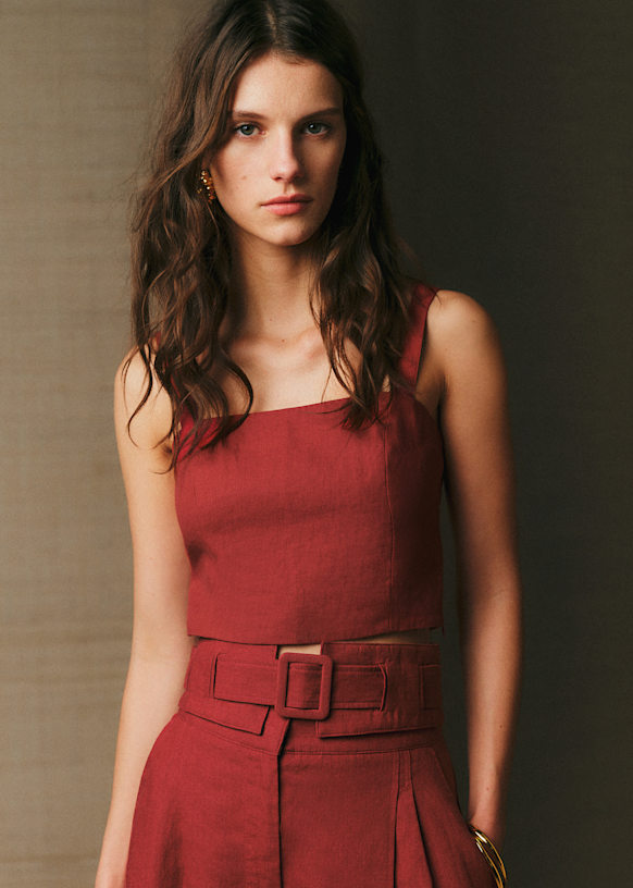 Top Ava - Sienne - Lin - Sézane