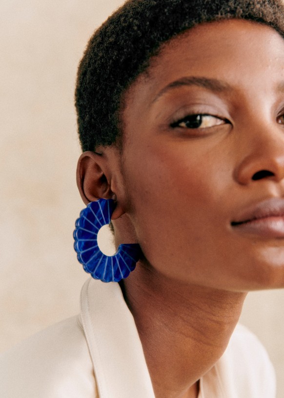 Earrings navy discount