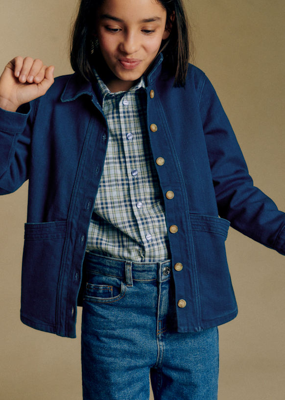 DENIM SEZANE WILL FOREVER S インディゴジャケット Will Jacket - Indigo - 0rganic cotton - textile made from