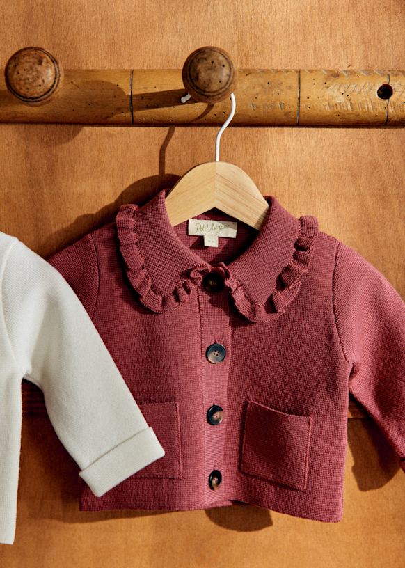 Sezane セザンヌ ニットカーディガンBetty Betty Cardigan - Ecru - Merino Wool - Sézane