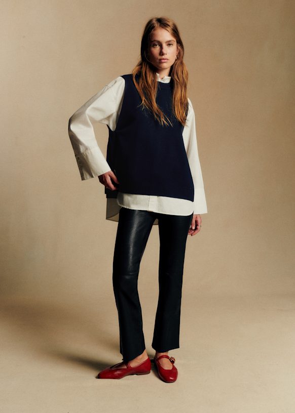 SEZANE 完売品　CHUCKパンツ　カーキ色 Chuck Trousers - Olive Green - Cotton - Sézane