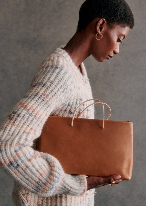 Medium Tote Bag Smooth Heritage Camel Bovine vegetable tanned