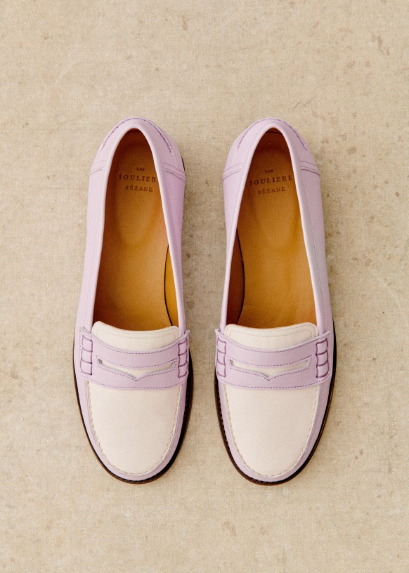 Andr Loafers Olive Smooth goatskin leather S zane