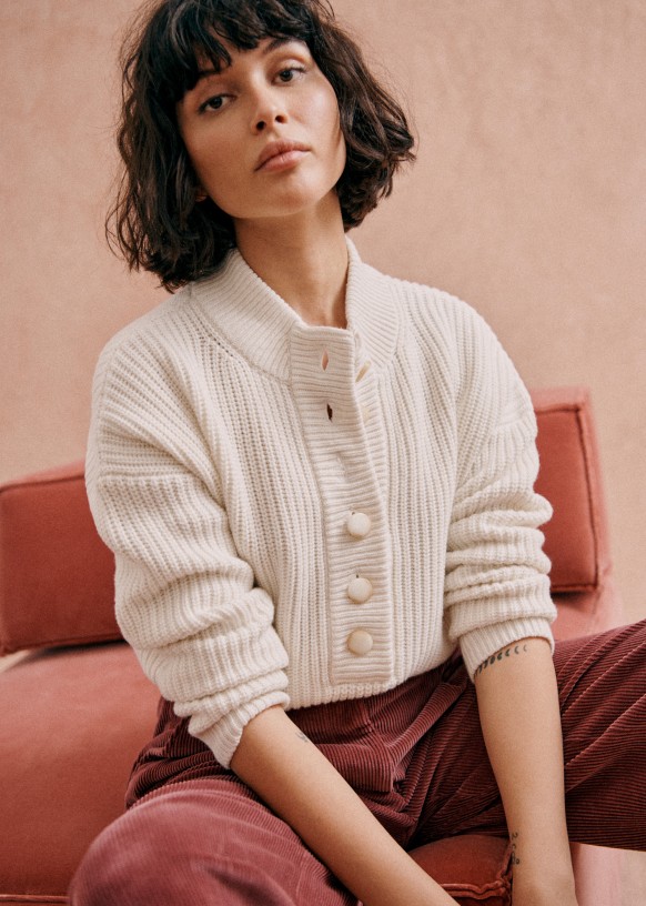 Lucas Jumper - Ecru - Organic Cotton 