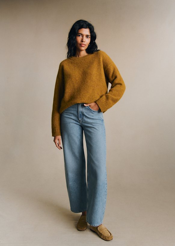 Amiel Jumper - Vanilla - Baby Alpaca - Sézane