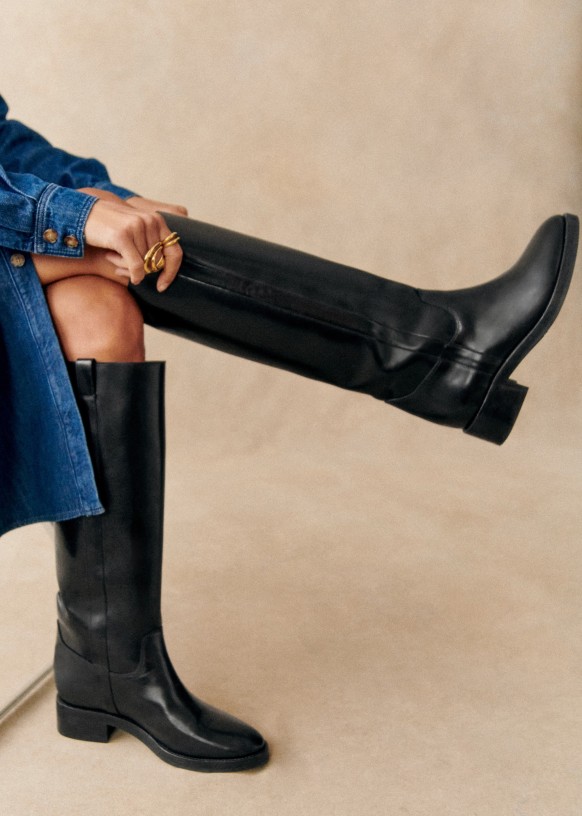 Sezane low henry boots online