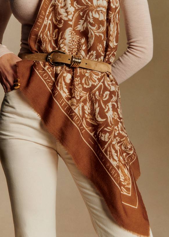 Maryse スクエアスカーフ - Sézane x Antoinette Poisson - 大きな