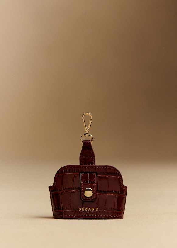 Etui AirPods Victor - Brun Croco