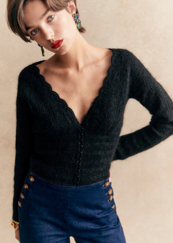 Suzanne Jumper - Ecru - Kid mohair - Octobre Éditions Suzanne Jumper - Ecru - Kid mohair - Octobre Éditions