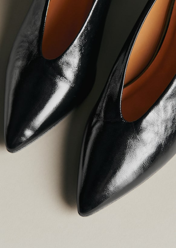 Norina Pumps - Vintage Black - Bovine leather - Sézane