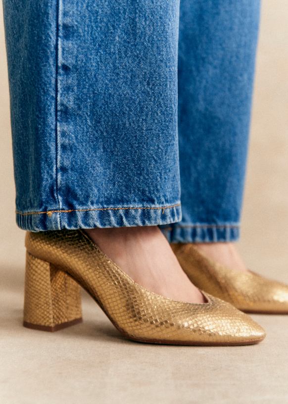 Escarpins leopard sezane clearance