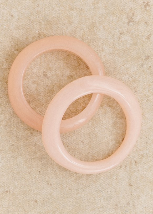 Luca Bracelet Set - Icy Pistachio - Resin - Sézane