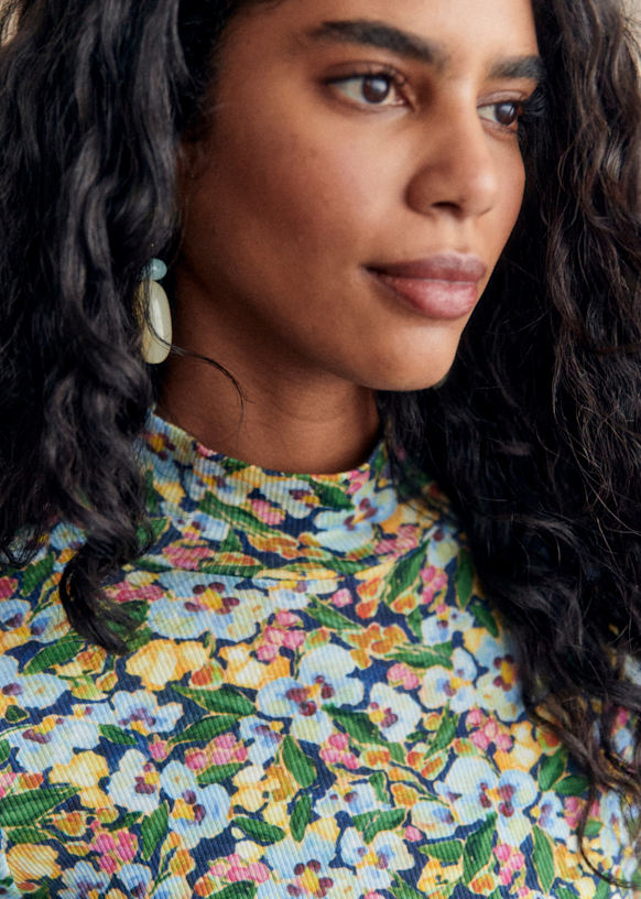 Felix Jumper - Sézane x Aimie - Poetry blue - Organic cotton